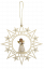 Stern mit Engel und Swarovski Silber